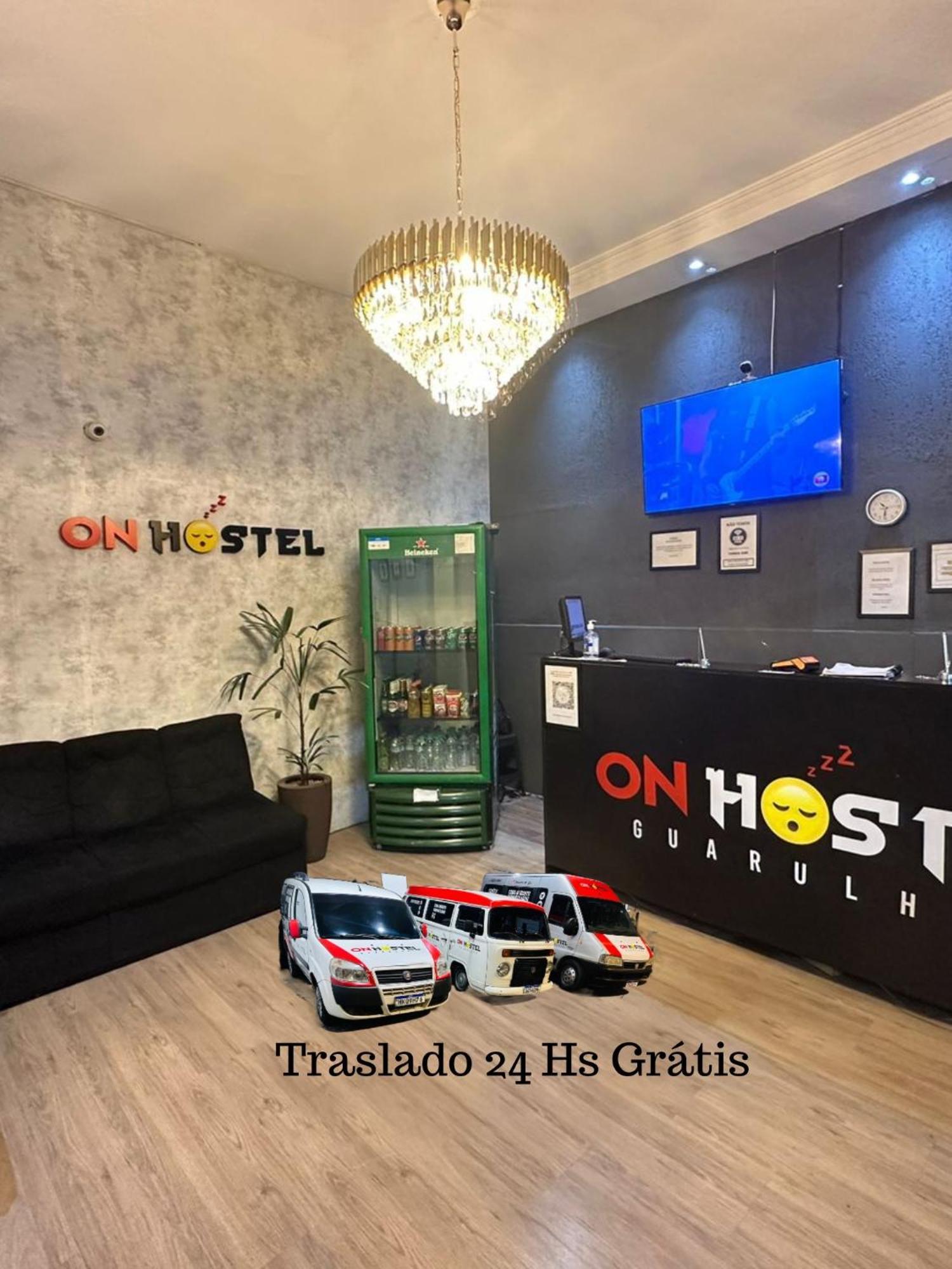 On Hostel II Gru Aeroporto Translado 24 Hs 瓜卢流斯 外观 照片